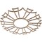 Ekena Millwork Augustus Wood Fretwork Pierced Ceiling Medallion, Red Oak, 22"OD x 7 3/4"ID x 3/8"T CMWP22X22X0375AURO - alternate 3